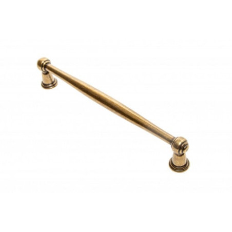 Maner metalic pentru mobilier, stil retro/vintage, model ALFA, distanta dintre gauri: 128